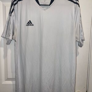 Adidas Men's White and Black Jersey